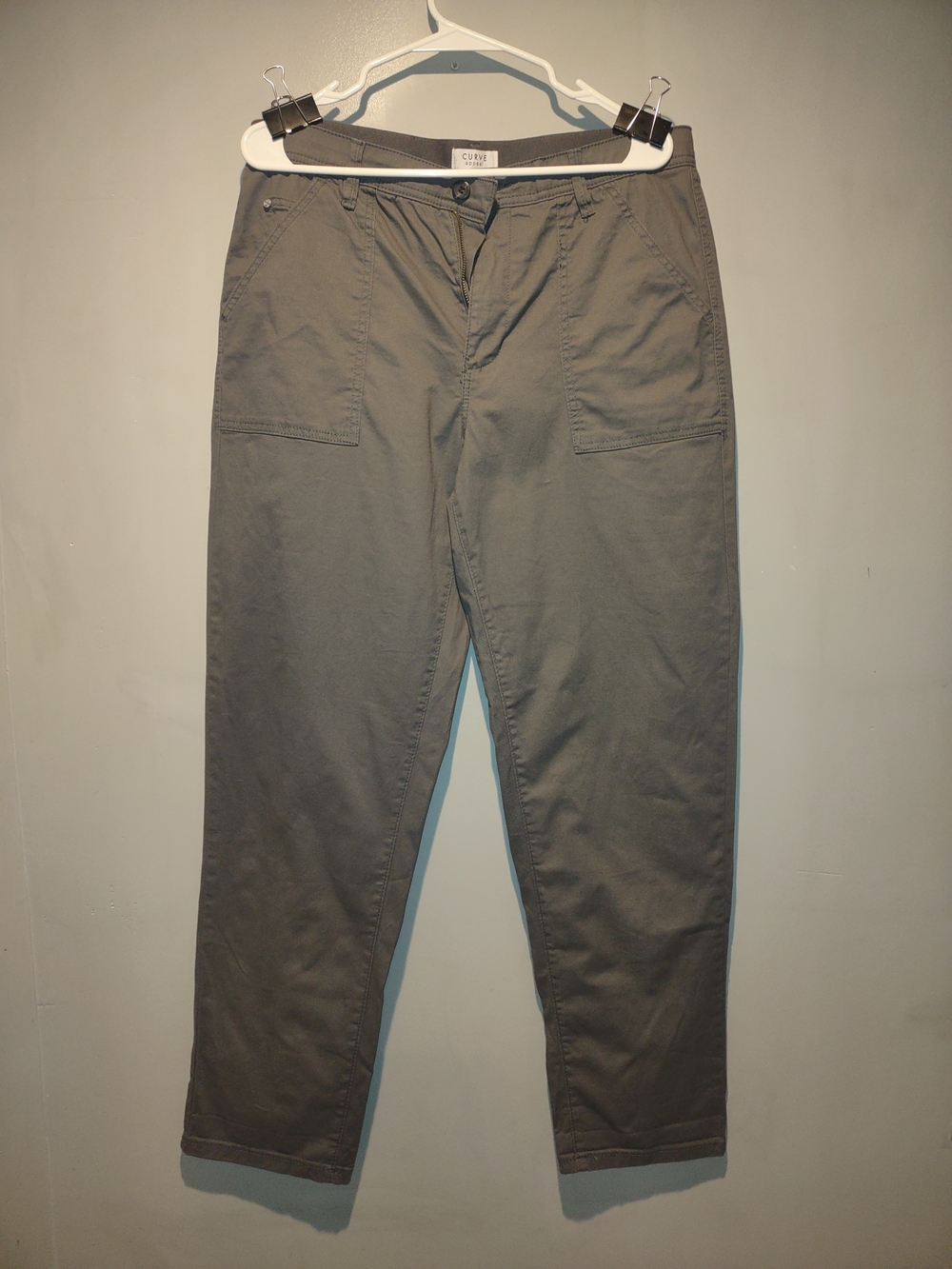 Curve Appeal Olive Green Women’s Casual Pants Size 12